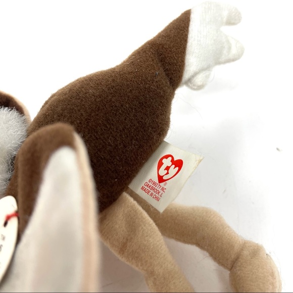 BEANIE BABY Teenie Original “Stretchy the Ostrich” NTW - Picture 7 of 9